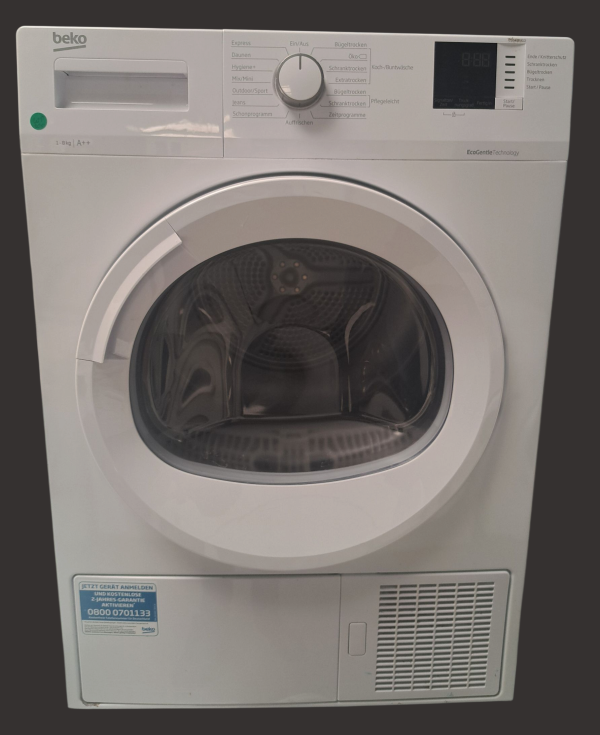 Beko DS843F3G0 Warmtepompdroger – 8 kg, Energieklasse A++ | Tweedehands