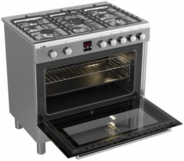 NIEUW - Etna 5-Pits Gasfornuis met Extra Ruime Oven – Tijdloos RVS Design Gratis thuisbezorg - Afbeelding 3