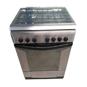REFURBISHED - Indesit Fornuis K6T72S (X)NL – 4‑pits gas – Elektrische oven –