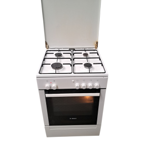 REFURBISHED -  Bosch HSV422020N/16 Gasfornuis met Elektrische Oven – 4 Pits – Wit