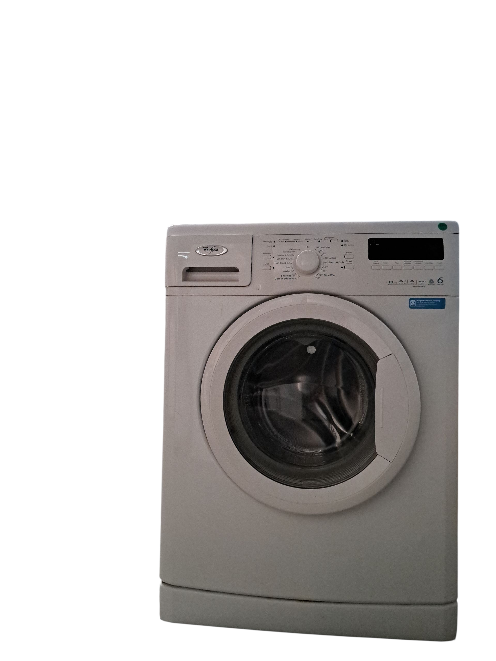 REFURBISHED – Whirlpool Memphis3476 Wasmachine | 6 kg | Energiezuinig & Betrouwbaar
