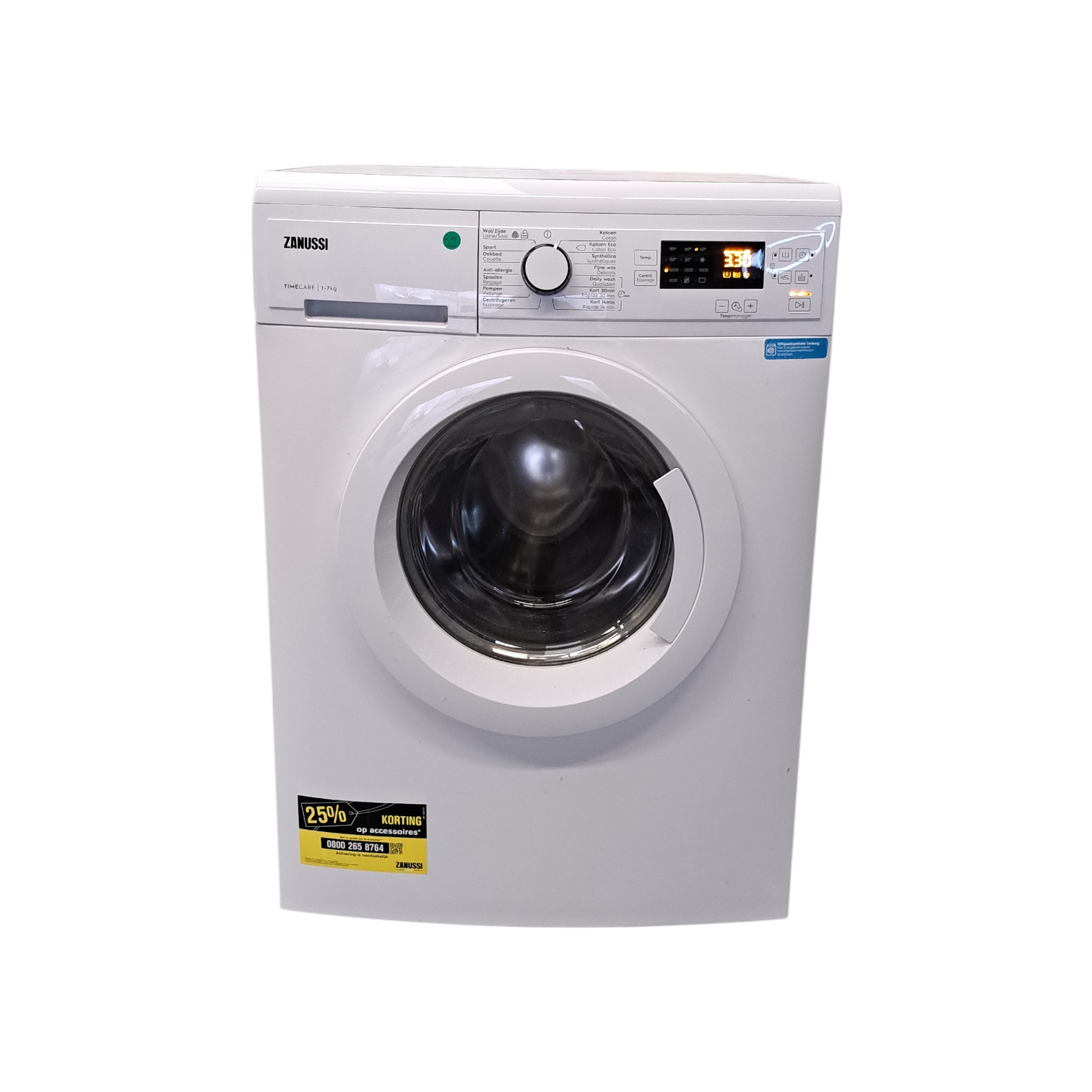 REFURBISHED – Zanussi ZWFC7265 Wasmachine 7 kg | Betrouwbaar & Energiezuinig - Afbeelding 3