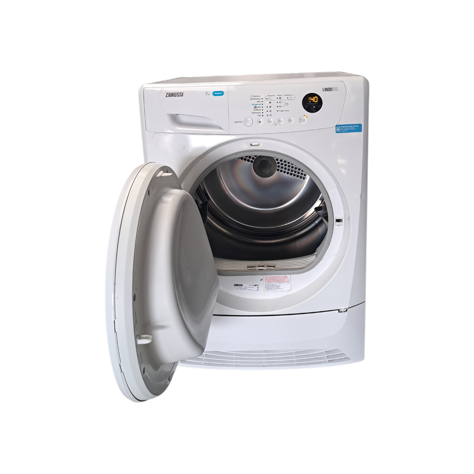 REFURBISHED - Zanussi Lindo 100 Condensdroger – 7 kg Capaciteit, Topkwaliteit voor Slechts €200! - Afbeelding 5