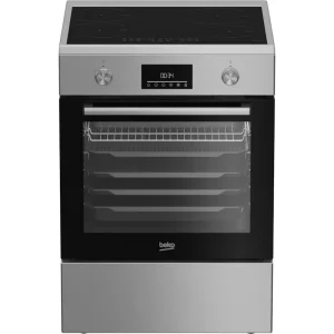 Nieuw Beko FBMA6930GX inductie fornuis van 60 cm in RVS. Voorzien van 4 inductiezones en multifunctionele oven. Inclusief fabrieksgarantie en direct leverbaar.