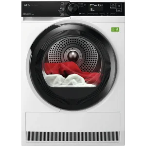 Refurbished AEG TR86KASSEL warmtepompdroger met 8 kg vulgewicht en energieklasse A++. Energiezuinig, stil en professioneel gecontroleerd. Direct klaar voor gebruik.