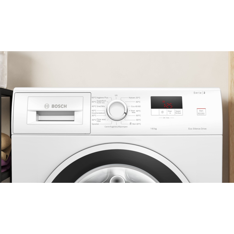 Bosch WGE0340SNL Wasmachine 8 kg 1400 rpm – Energiezuinige Bosch Wasmachine - Afbeelding 3