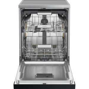 Nieuwe Whirlpool W7FHSUIX vaatwasser. Stil, energiezuinig en voorzien van moderne technologie voor perfecte afwasresultaten.