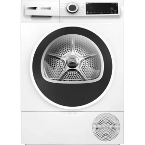 De Bosch WQJ23200NL warmtepompdroger 8 kg biedt energiezuinig drogen, Home Connect, AutoDry en stille prestaties. Bekijk deze nieuwe Bosch droger bij Witgoed Centrale Limburg.